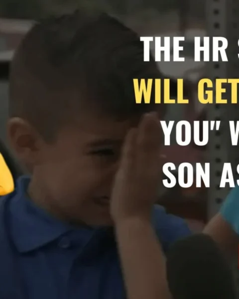 HR answers his child and asked to get back soon