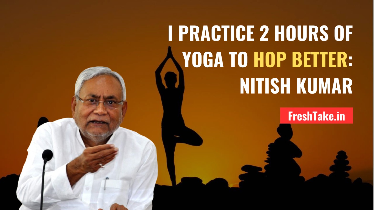 Nitish so flexible